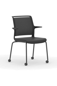 4 Leg Frame Chair with Casters / ADL2AC