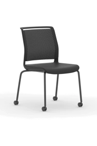 4 Leg Frame Chair with Casters / ADL2C