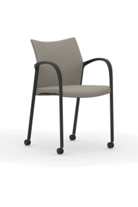 Four Leg Frame Chair with Casters / T117A